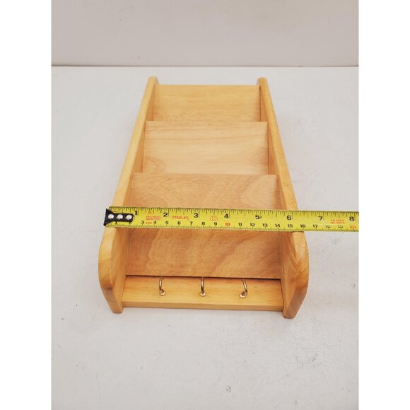 Entryway Wooden Mail and Key Organizer - Home Decor - Farmhouse Decor- Letter - Picture 9 of 10